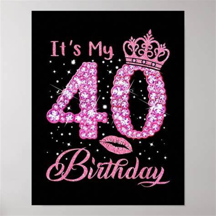 40th birthday poster 40th birthday poster