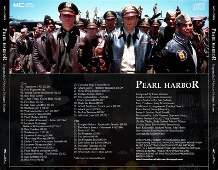 48 - Pearl Harbor Extended Soundtrack - 30 Seconds Over Tokyo (Hans Zimmer) (NO SFX) - 8 Seconds Soundtrack