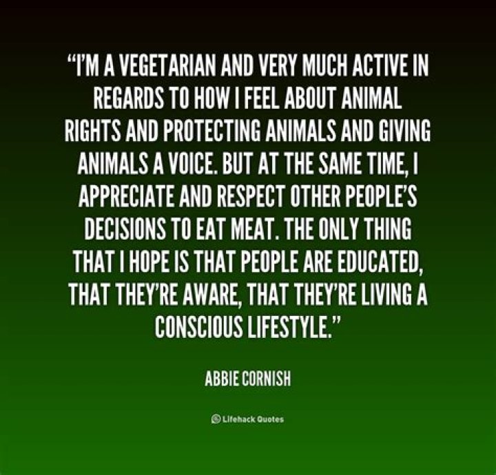 Abbie Cornish Vegan
