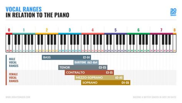 average vocal range average vocal range