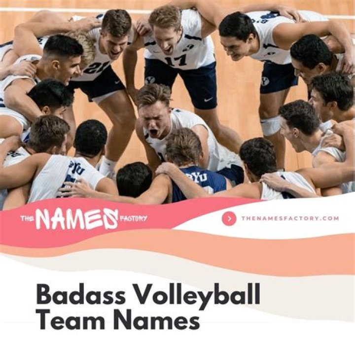 Badass volleyball team names