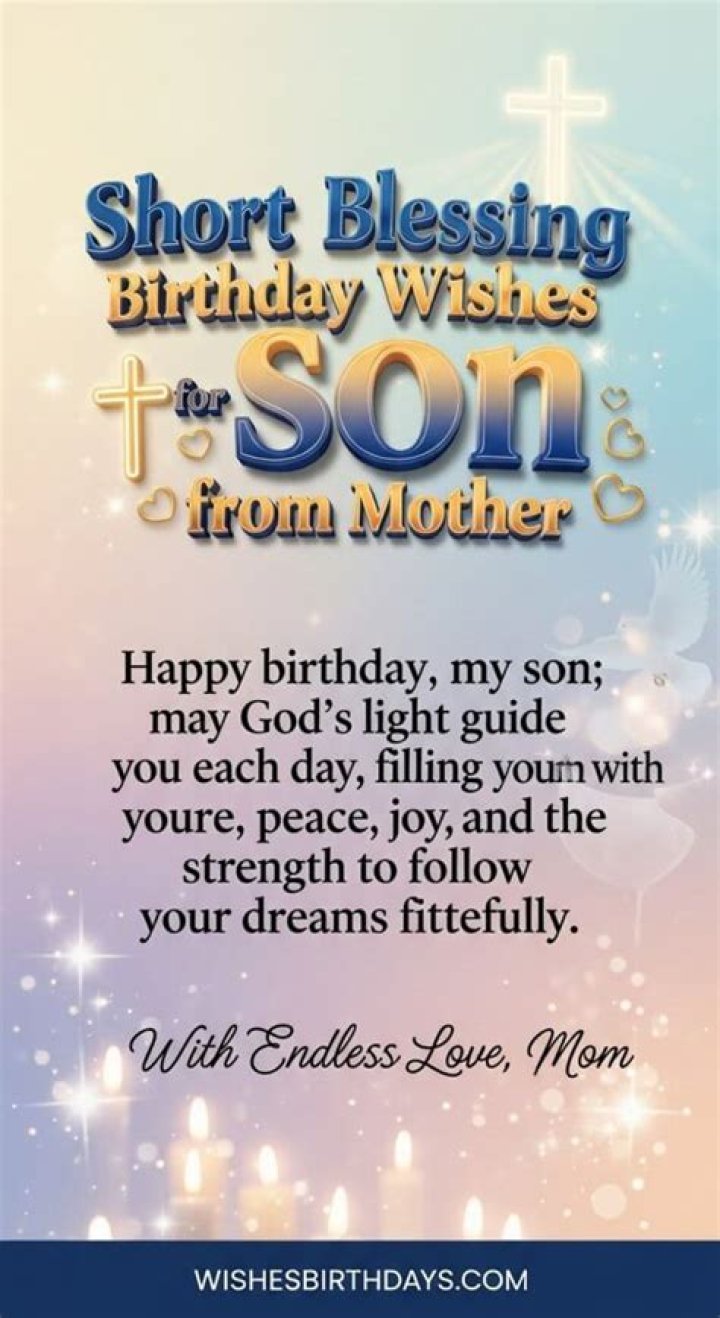 Blessing birthday wishes for son Blessing birthday wishes for son