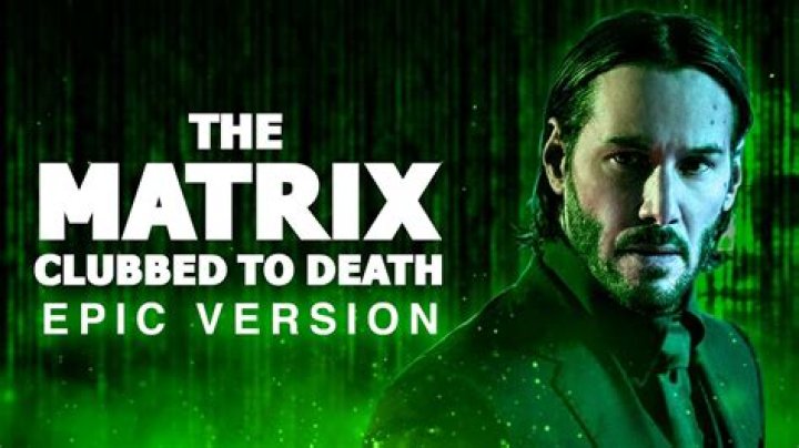 clubbed to death - Matrix soundtrack - 8 Seconds SoundTrack