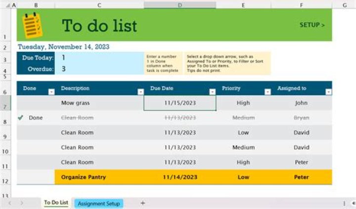 Create a To Do List