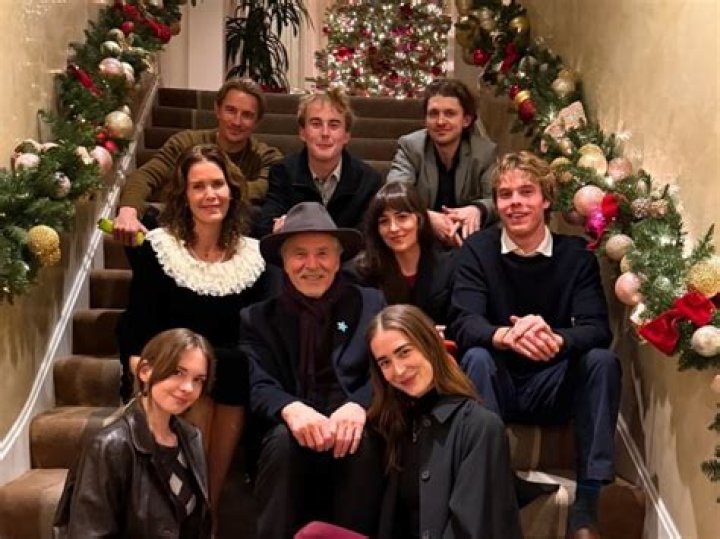 Don Johnson with his kids