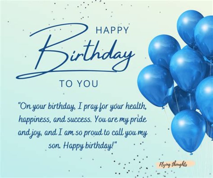 Heart-touching birthday quotes for son Heart-touching birthday quotes for son