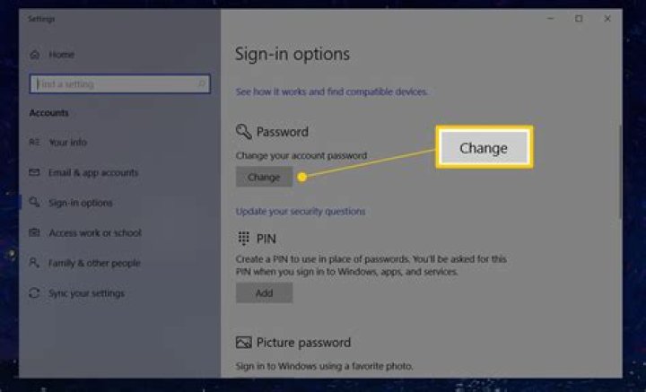 How to change password How to change password