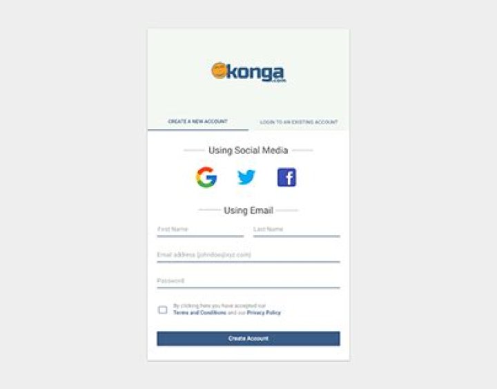 Konga seller registration page Konga seller registration page