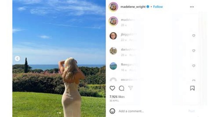 Madelene Wright enjoying a luxurious lifestyle Madelene Wright enjoying a luxurious lifestyle