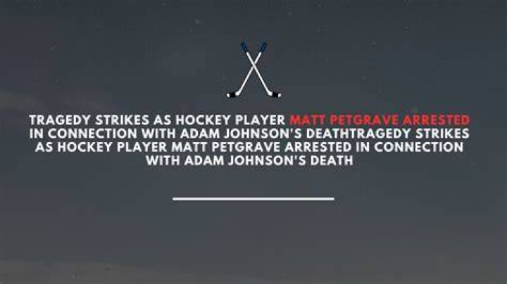 Who Hit Adam Johnson Minneapolis? Matt Petgrave Arrest News: Video Footage Matt Petgrave Arrest