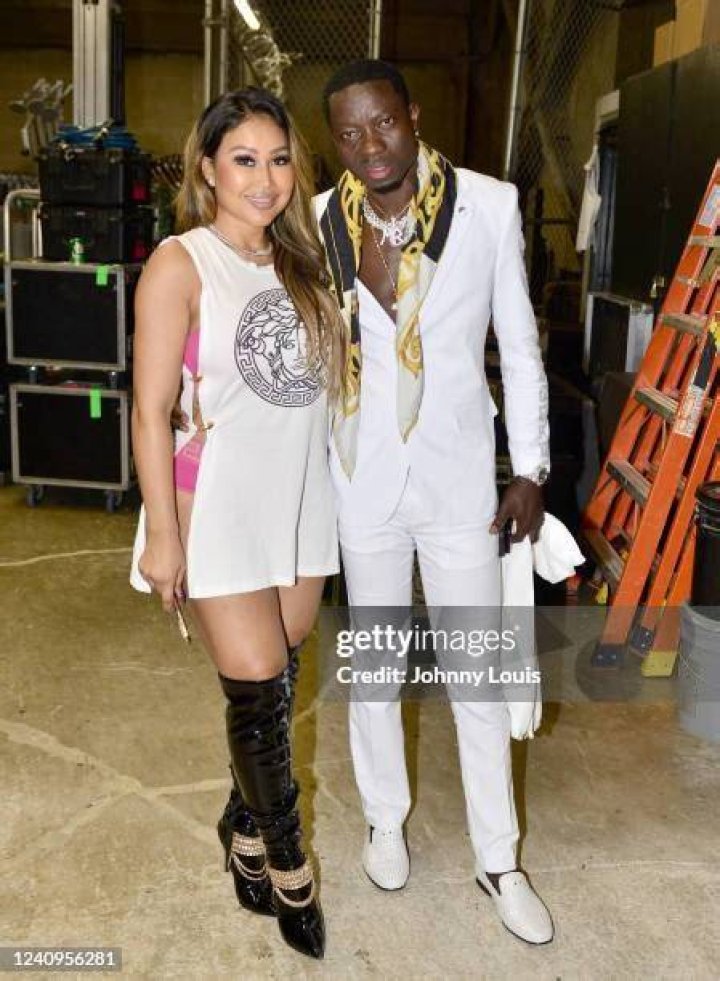 Michael Blackson and Miss Rada Michael Blackson and Miss Rada