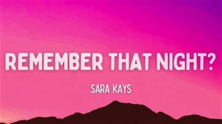 Remember That Night? - Sara Kays - billboard top 100 country songs 1982