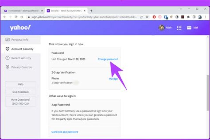 Yahoo mail new password Yahoo mail new password