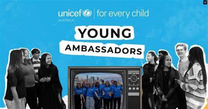 Young Ambassador for UNICEF